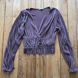 zara pink top